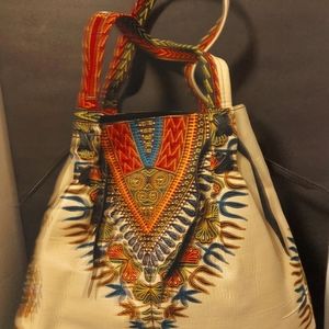 LARGE ETHNIC DISHIKI PRINT BAG